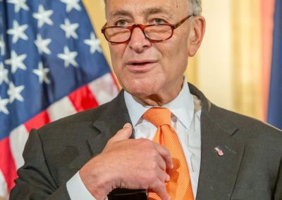 Chuck Schumer banged his fist in rage after his own words came back to haunt him