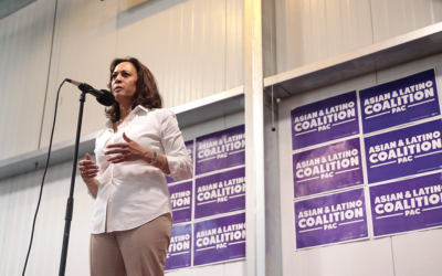 A Fox News host raged over this insulting picture of Kamala Harris