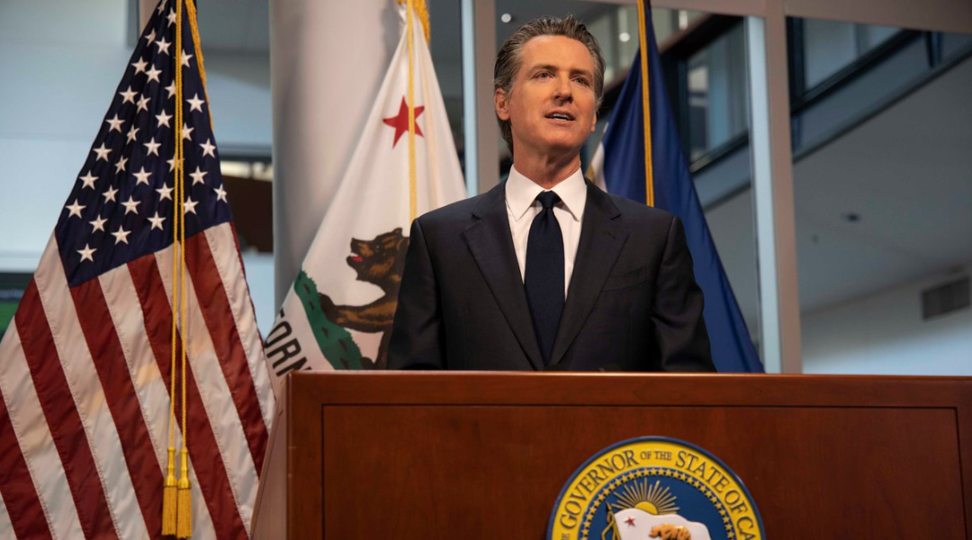 Gavin Newsom will need to go into hiding after what this video showed him doing to one woman