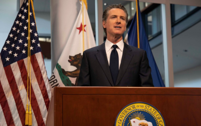 Gavin Newsom will need to go into hiding after what this video showed him doing to one woman