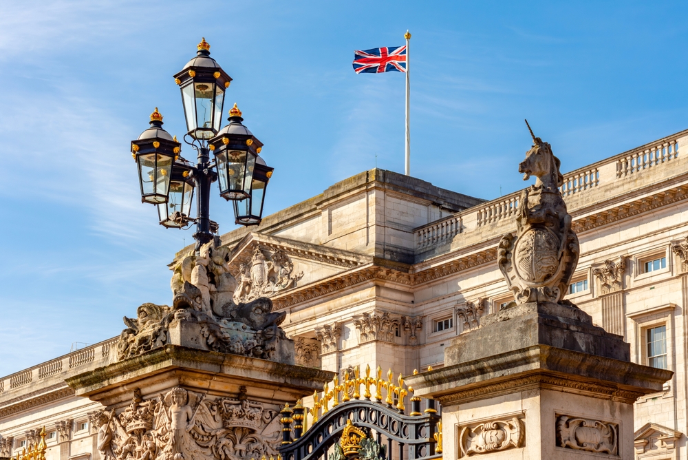 Decorations,Of,Royal,Buckingham,Palace,In,London,,Uk