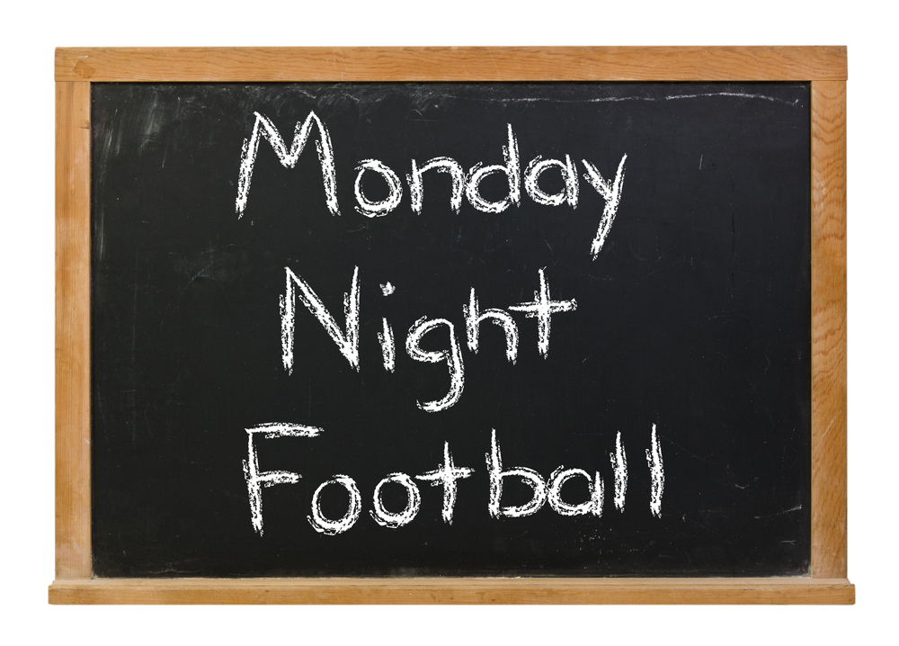 Monday,Night,Football,Written,In,White,Chalk,On,A,Black