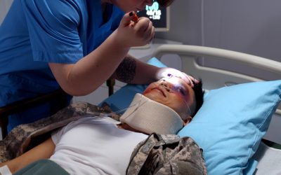 National Guardsman Andrew Wolfe gave nurses a thumbs up that showed Biden’s Afghanistan disaster still haunts America