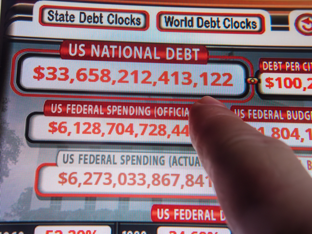 Unprecedented,U.s.,National,Debt,On,State,Debt,Clocks,Website