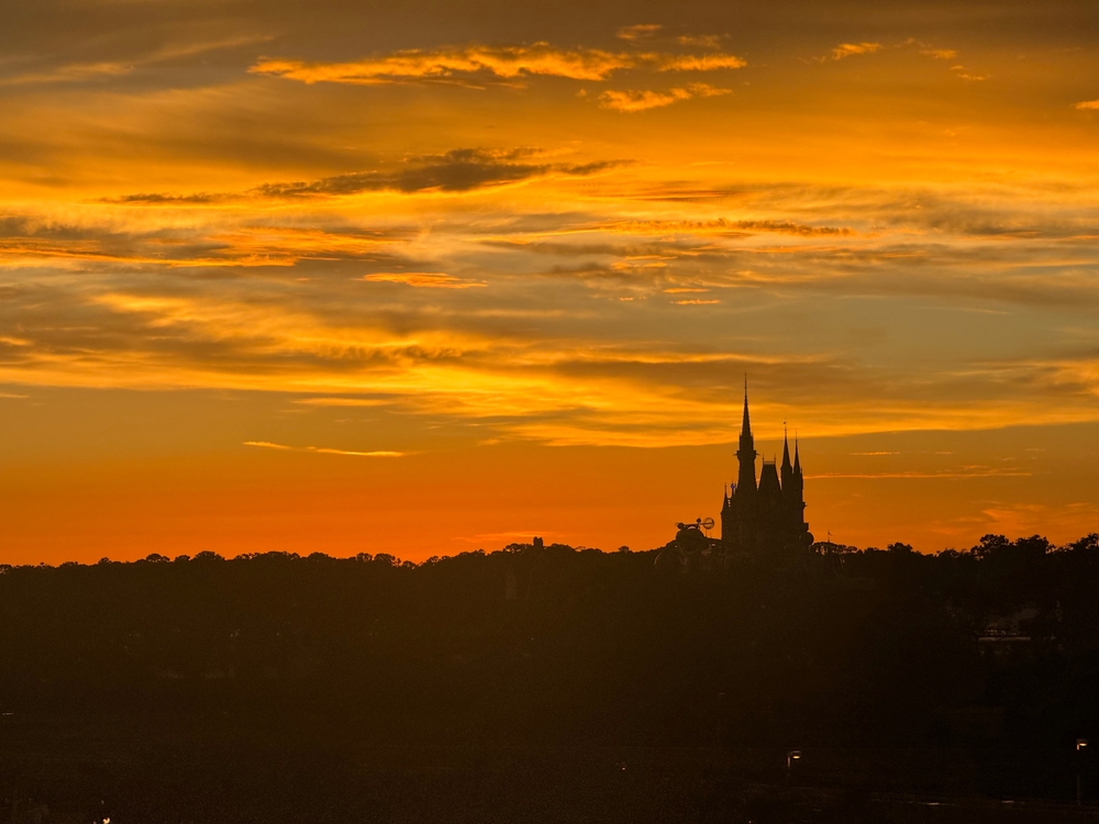 Photo,Of,The,Disney,Castle,In,Orlando,Fl,During,Sunset