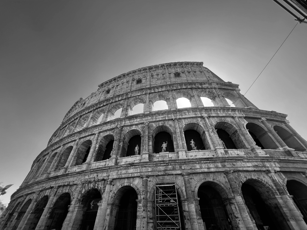 Black,And,White,Of,The,Roman,Colosseum