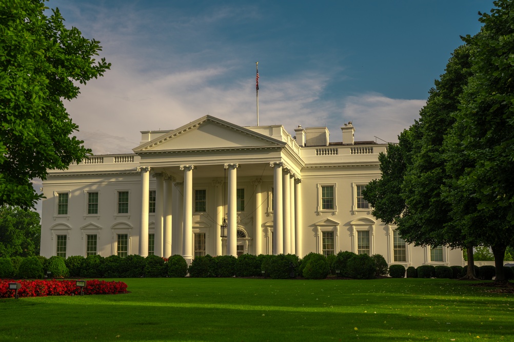 White,House,In,Washington,Dc.,White,House,During,Election,Season.