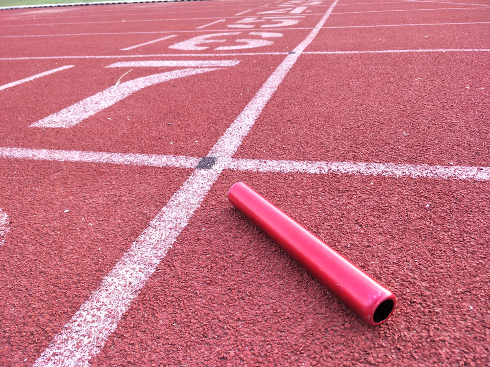 Track,In,Synthetic,Rubber,Treadmill.