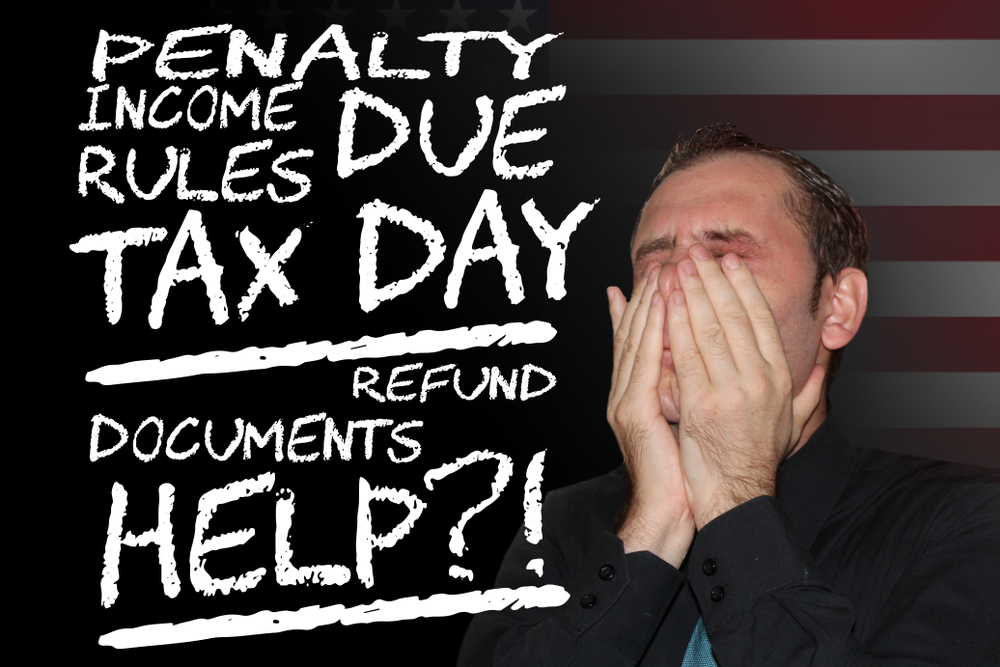 Businessman,Stressed,Face,Expresion,,Having,Troble,With,Tax,Form,